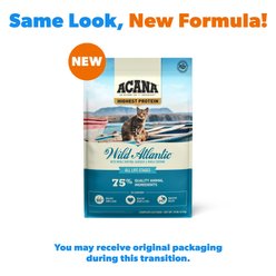 ACANA Wild Atlantic Saltwater Fish with Freeze-Dried Liver Grain-Free Dry Cat Food, 10-lb bag slide 2 of 9