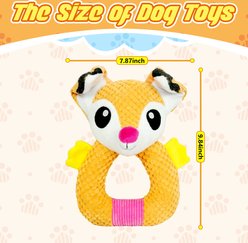 FUUFOME Fox Ear Squeaky Dog Toy slide 2 of 7