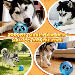 FUUFOME Glowing Amber Ball Dog Toy slide 2 of 7