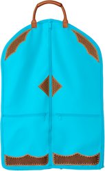 Tahoe Tack Durango Double Layer Padded 600D Western Garment Carry Bag, Turquoise, 15.2 × 9.5 × 4.9-in