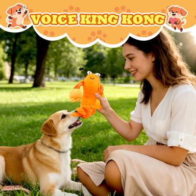Show full view: FUUFOME Lobster Squeaky Plush Dog Toy slide 5 of 7