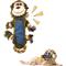 Show in main carousel: FUUFOME Durable Squeaker & Rope Monkey Dog Toy slide 1 of 8
