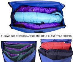 Derby Originals Custom Made Winter Blanket Storage Bag with 4 Desiccants & Grooming Pockets, Hunter Green, 23 x 19 x 19-in slide 2 of 5