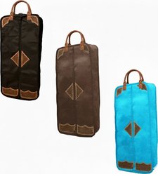 Tahoe Tack Durango Triple Layer Padded 600D Western Halter Bridle Tack Carry Bag, 27.5 x 3 x 4.5-in, Turquoise