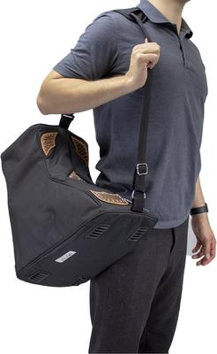 Show full view: Tahoe Tack Durango Premium Padded Waterproof Nylon Western Boot Carry Bag, 15 x 9 x 18-in, Brown slide 6 of 7