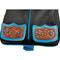 Show in main carousel: Tahoe Tack Turquoise Flower 1680D Nylon Western Boot Bag with Hand Tooled Leather Accents, Black slide 4 of 4
