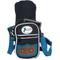 Show in main carousel: Tahoe Tack Turquoise Flower 1680D Nylon Water Bottle Storage Bag with Shoulder Straps, Black, 64-oz slide 1 of 7