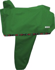 Tahoe Tack Nylon Waterproof Western Saddle Cover with 6 Elastic Bands, 34 x 23-in, Hunter Green