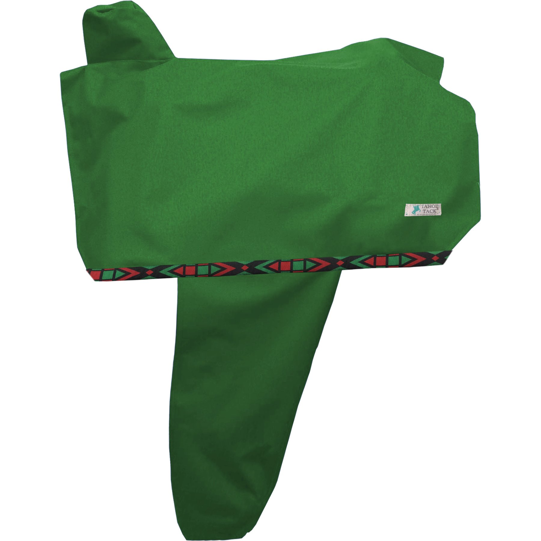 Tahoe Tack Nylon Waterproof Western Saddle Cover with 6 Elastic Bands, 34 x 23-in, Hunter Green
