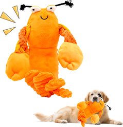 FUUFOME Lobster Squeaky Plush Dog Toy slide 1 of 7