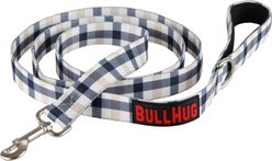 BullHug Padded Nylon Dog Leash, Small: 6-ft long, 1-in wide, Tan Plaid slide 1 of 4