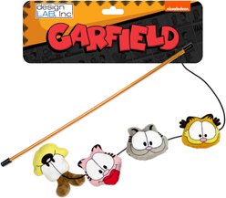 Garfield Character Face Plush Cat Teaser Toy