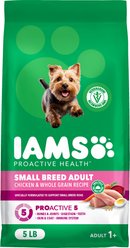 Iams Proactive Health Small Breed Adult with Real Chicken Dry Dog Food, 5-lb bag