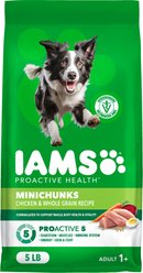 Iams Proactive Health Minichunks with Real Chicken & Whole Grains Dry Dog Food, 5-lb bag