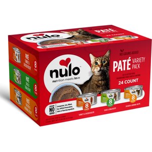 NULO Grain-Free Variety Pack Pate Wet Canned Food for Cats