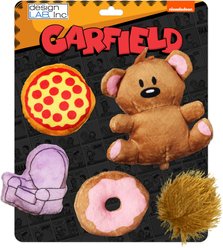 Garfield Garfield's Favorites Plush Cat Toy with Catnip, 5 count