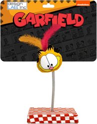 Garfield Plush Spring Action Cat Teaser Toy