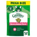 Greenies Feline Savory Salmon Flavor Adult Natural Dental Cat Treats, 4.6-oz bag