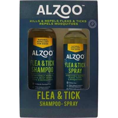 ALZOO ALZOO Flea & Tick Dog Shampoo & Spray Combo
