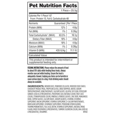 Show full view: Milk-Bone Brushing Chews Small & Medium Original Chicken Flavor Daily Dental Dog Treats, 25 count slide 9 of 12