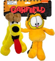 Garfield Garfield & Odie Plush Cat Toy with Catnip, 2 count