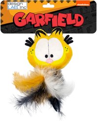 Garfield Rattle Ball Cat Plush Kicker Toy with Catnip