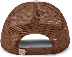 LIFE IS GOOD Adult Unisex Clean Sitting Dog Hat, Birch White / Mushroom Brown slide 2 of 3