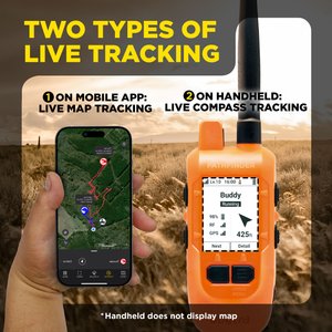 Dogtra Pathfinder 2 Mini Compass Dog Collar,Orange, One Size