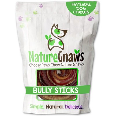 Nature Gnaws Nature Gnaws Beef Bully Stick Coil Dog Chew Treat