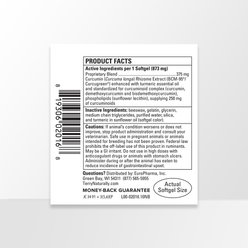 Terry Naturally Animal Health Curacel Curcumin Optimal Cellular Support Dog Supplement, 60 count slide 2 of 7