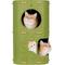 Show in main carousel: Gapzer 2 Story PeekabooIndoor Cozy Felt Covered Scratching Fleece Cat House & Condo, 23.6 x 14.5 x 14.5-in, Green slide 1 of 8