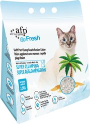 allforpaws Go fresh-Swift Purr Clump Beach Fusion Scented Cat Litter, 2.5-kg