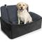 Show in main carousel: Invenho Reversible Dog Car Booster Seat with Safety Strap & Storage Pockets, Gray, Large slide 8 of 8