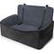 Show in main carousel: Invenho Reversible Dog Car Booster Seat with Safety Strap & Storage Pockets, Gray, Large slide 1 of 8