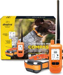 Dogtra Pathfinder 2 Mini Compass Dog Collar,Orange, One Size