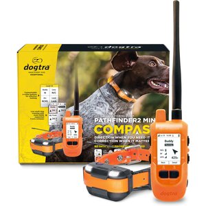 Dogtra Pathfinder 2 Mini Compass Dog Collar,Orange, One Size