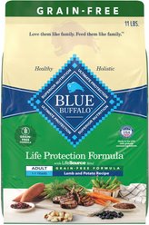 Blue Buffalo Life Protection Formula Natural Grain-Free Lamb & Potatoes Dry Dog Food, 11-lb bag