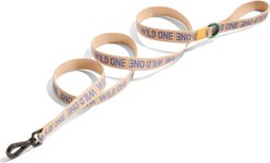 Wild One Air Woven Dog Leash, Retro Tan, 5.5-ft long, 1-in wide