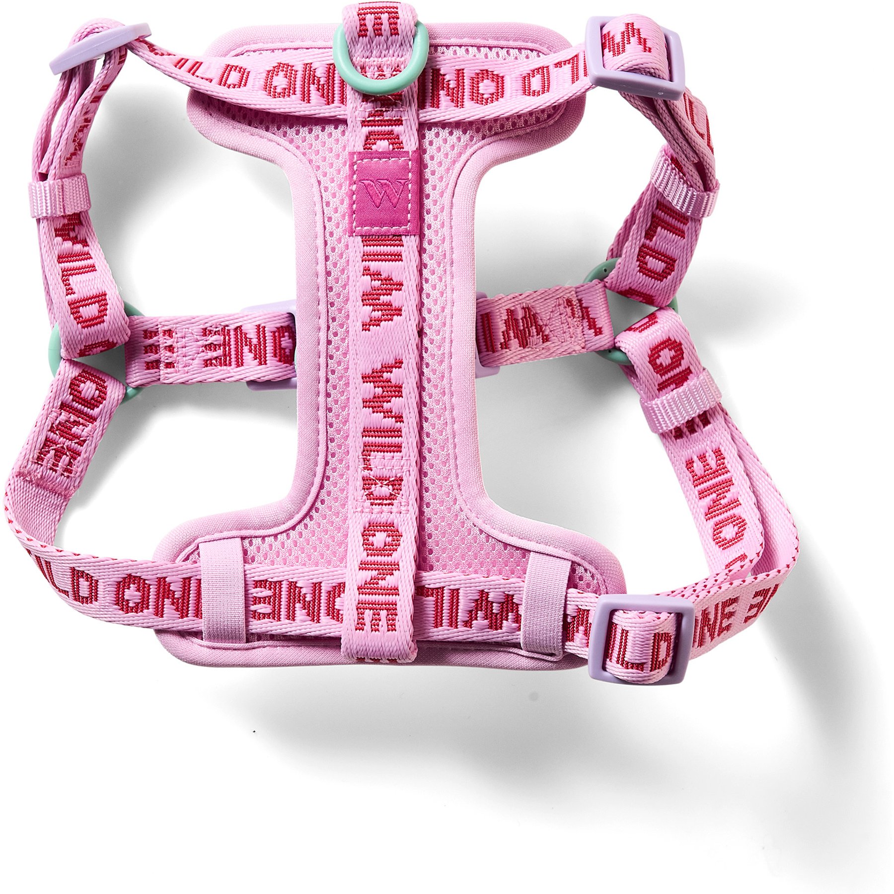 Wild One Air Nylon Step-In Dog Harness, Bubblegum, Medium: 17 to 26-in chest