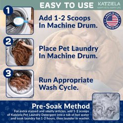 Katziela HE Washer Friendly Enzyme Based Powder Laundry Detergent Odor Remove Pet Deodorizer, 64 count slide 2 of 4