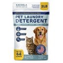 Katziela HE Washer Friendly Enzyme Based Powder Laundry Detergent Odor Remove Pet Deodorizer, 64 count