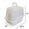 Show in main carousel: Richell Paw Trax Hooded Cat Litter Box, 20 x 16 x 17-in, White slide 3 of 3