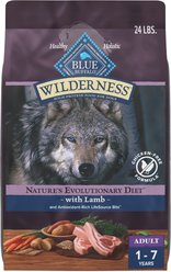 Blue Buffalo Wilderness 38-g Protein Lamb Meat Rich Natural Adult Dry Dog Food, 24-lb bag