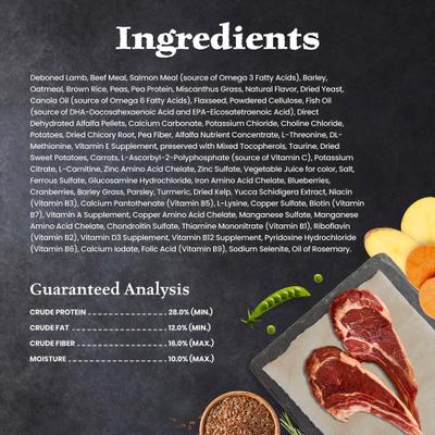 Show full view: Blue Buffalo Wilderness 31-g Protein Lamb Meat Rich Natural Dry Senior Dog Food, 24-lb bag slide 6 of 10