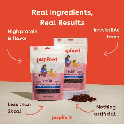 Show full view: Pupford Lamb Limited Ingredient Diet Soft & Chewy Training Treats, 5-oz bag slide 6 of 7