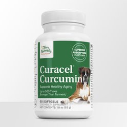 Terry Naturally Animal Health Curacel Curcumin Optimal Cellular Support Dog Supplement, 60 count