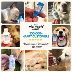 Vial Safe For Pets Insulin Vial Protector for Vetsulin, Light Blue, 2 Pack slide 2 of 8