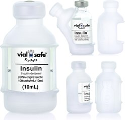Vial Safe For Pets Insulin Vial Protector for Humulin & Novolin, Clear, 2 Pack slide 1 of 8