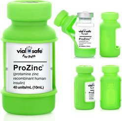 Insulin Vial Protector for Prozinc, Green, 10mL, 2 Pack
