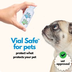 Vial Safe for Pets Insulin Vial Protector for Lantus 2 Pack, Cat/Dog Paw Prints slide 2 of 8